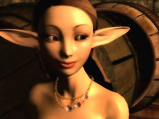 DRTUBER @ 3d Animated Elf Girl Receives Handjob And Penetration From Drtuber